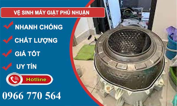 dịch vụ vệ sinh máy giặt phú nhuận
