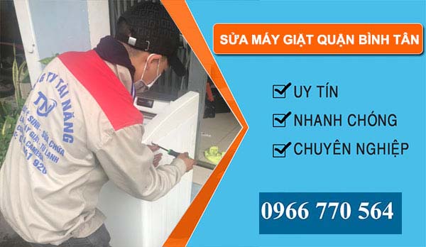 Sửa máy giặt Quận Bình Tân