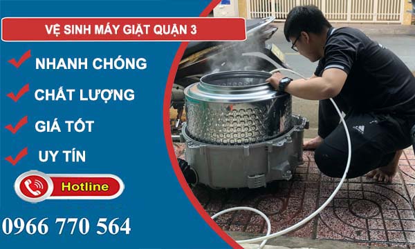 thợ vệ sinh máy giặt quận 3