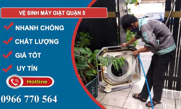 thợ vệ sinh máy giặt quận 5