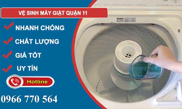 vệ sinh máy giặt quận 11