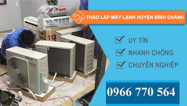 tháo lắp máy lạnh huyện bình chánh