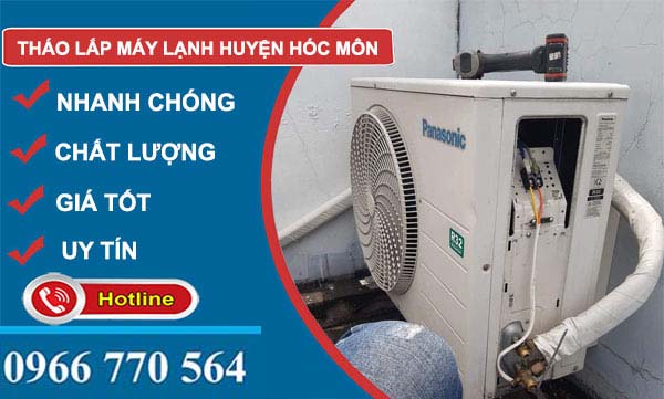 tháo lắp máy lạnh huyện hóc môn