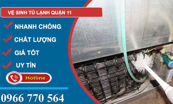 vệ sinh tủ lạnh quận 11 uy tín