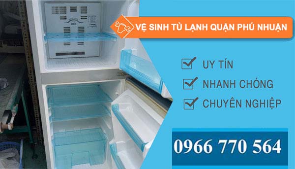 vệ sinh tủ lạnh quận Phú Nhuận uy tín