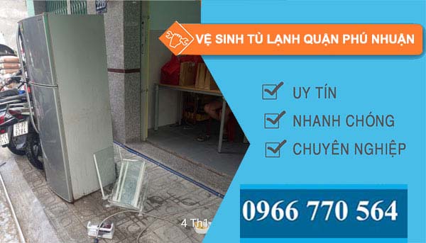 vệ sinh tủ lạnh quận Phú Nhuận