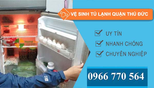 vệ sinh tủ lạnh quận Thủ Đức uy tín
