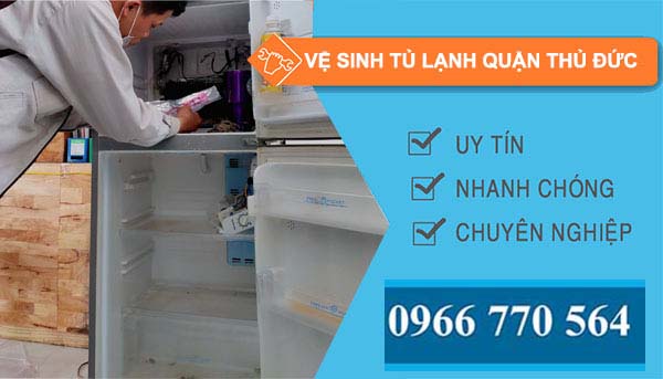 vệ sinh tủ lạnh quận Thủ Đức giá rẻ