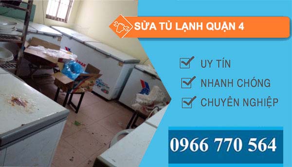 Sửa tủ lạnh quận 4 tại nhà