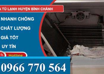 sửa tủ lạnh tại nhà huyện bình chánh