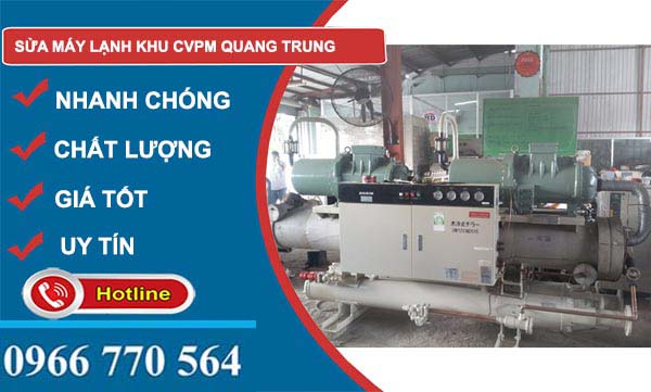 Sửa máy lạnh ở Phần mềm Quang Trung