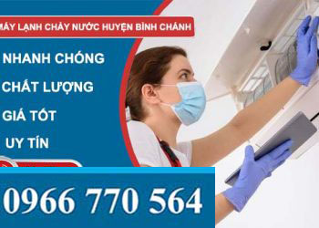 thi công sửa máy lạnh chảy nước huyện bình chánh