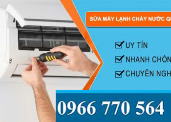 thi công sửa máy lạnh chảy nước quận 4