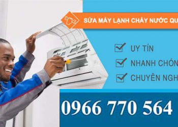 thi công sửa máy lạnh chảy nước quận 7