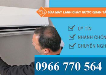 thi công sửa máy lạnh chảy nước quận tân bình