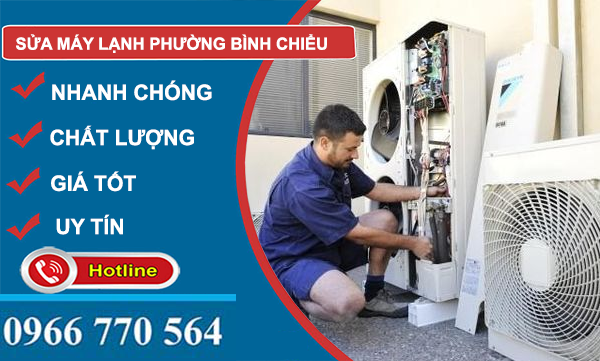 dịch vụ sửa máy lạnh phường bình chiểu