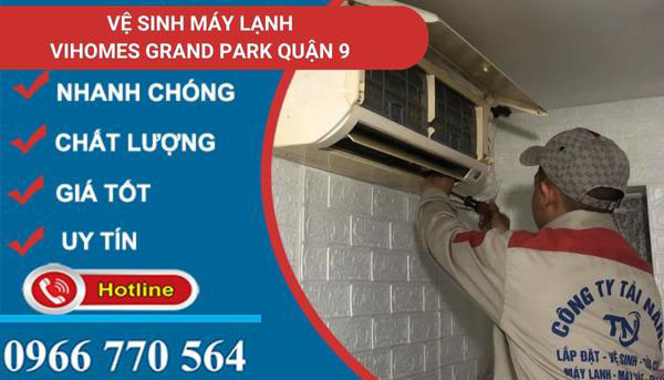 vệ sinh máy lạnh vinhomes grand park