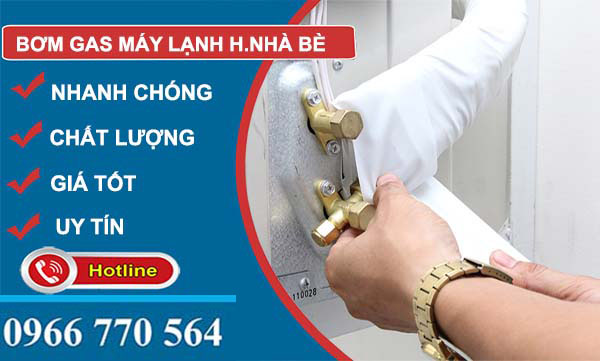 bơm gas máy lạnh huyện nhà bè
