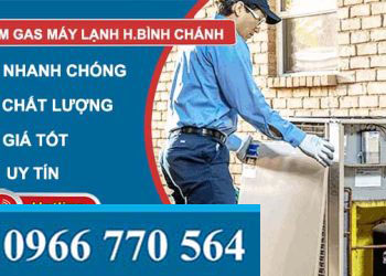 dịch vụ bơm gas máy lạnh huyện bình chánh