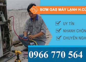 dịch vụ bơm gas máy lạnh huyện củ chi