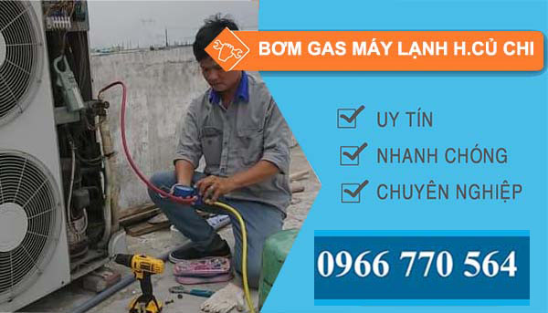 dịch vụ bơm gas máy lạnh huyện củ chi