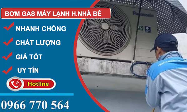 dịch vụ bơm gas máy lạnh huyện nhà bè