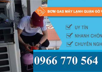 bơm gas máy lạnh quận gò vấp