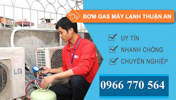 dịch vụ bơm gas máy lạnh thuận an