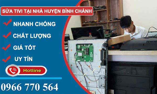 sửa tivi tại nhà huyện bình chánh
