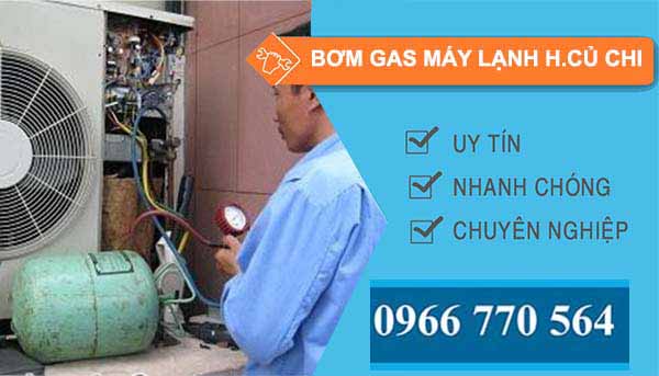thi công bơm gas máy lạnh huyện củ chi