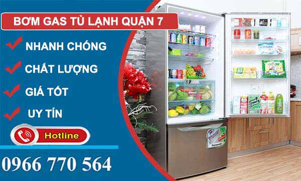 thi công bơm gas tủ lạnh quận 7