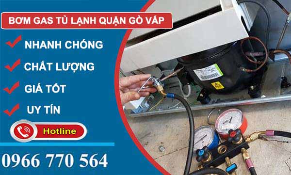 thi công bơm gas tủ lạnh quận gò vấp