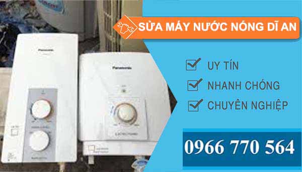 thi công sửa máy nước nóng dĩ an
