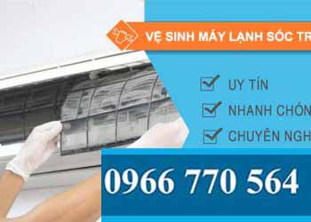 vệ sinh máy lạnh sóc trăng