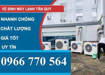 dịch vụ vệ sinh máy lạnh tân quy