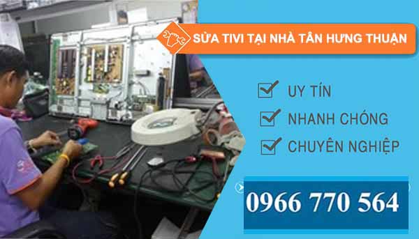 sửa tivi tại nhà ở tân hưng thuận 