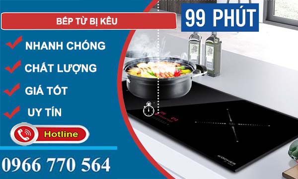 khắc phục bếp từ bị kêu
