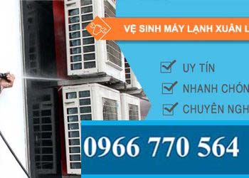 dịch vụ vệ sinh máy lạnh xuân lộc