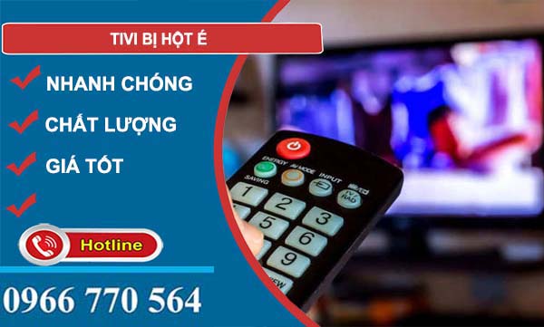 khắc phục tivi bị hột é