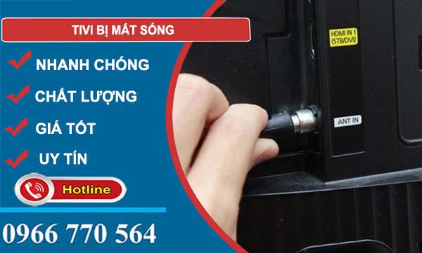 khắc phục tivi bị mất sóng