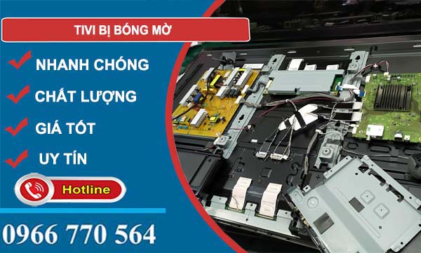 nguyên nhân tivi bị bóng mờ