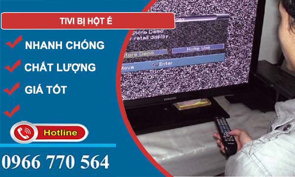nguyên nhân tivi bị hột é