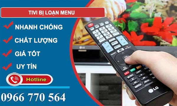 nguyên nhân tivi bị loạn menu