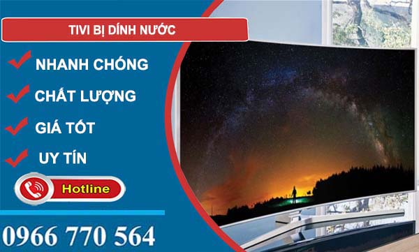 tivi bị dính nước
