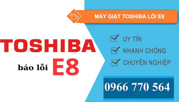 máy giặt toshiba lỗi e8