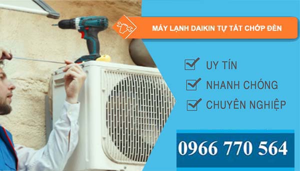 máy lạnh daikin tự tắt chớp đèn