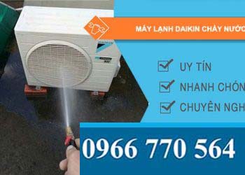 nguyên nhân máy lạnh daikin chảy nước