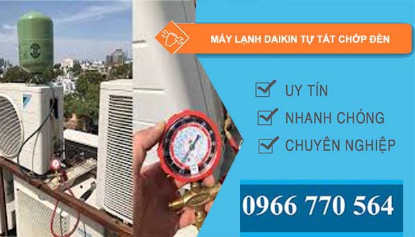 nguyên nhân máy lạnh daikin tự tắt chớp đèn