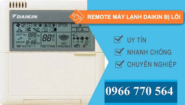 nguyên nhân remote máy lạnh daikin bị lỗi