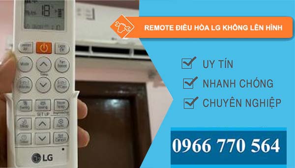 sửa remote điều hòa lg không lên hình